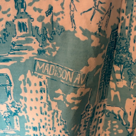 Lilly Pulitzer blue & Pink Kristen swing  Dress New York City size XS Rare 💕 - Picture 6 of 9